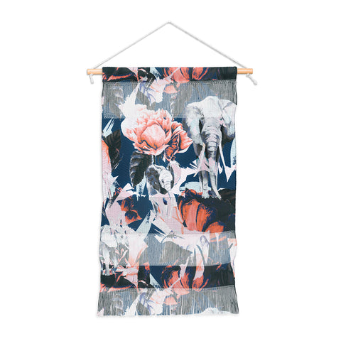 Marta Barragan Camarasa Elephants in the rose bushes I Wall Hanging Portrait