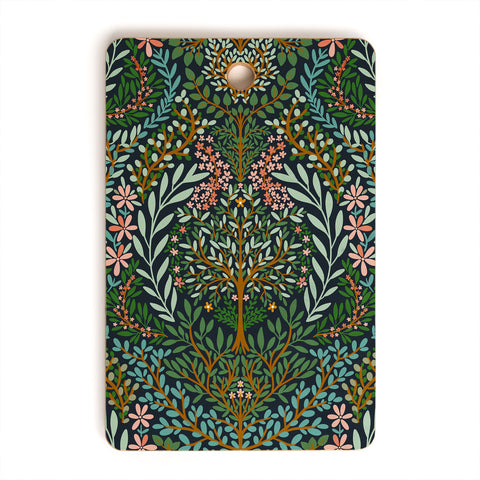 Marta Barragan Camarasa Enchanted Woodland Oasis Cutting Board Rectangle