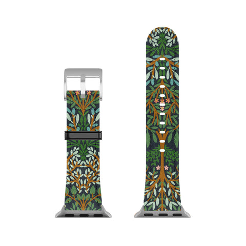 Marta Barragan Camarasa Enchanted Woodland Oasis Apple Watch Band