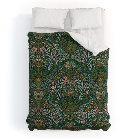 Marta Barragan Camarasa Enchanted Woodland Oasis Duvet Cover