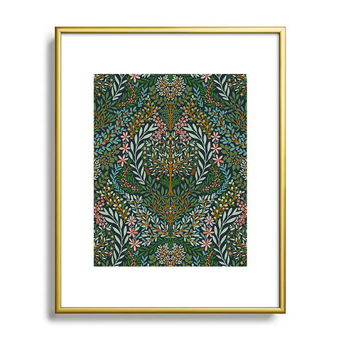 Marta Barragan Camarasa Enchanted Woodland Oasis Metal Framed Art Print