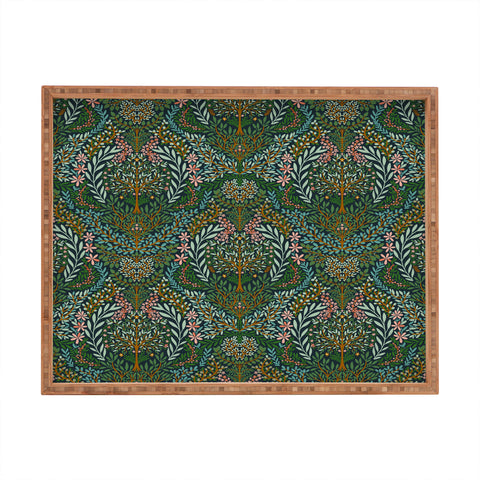 Marta Barragan Camarasa Enchanted Woodland Oasis Rectangular Tray