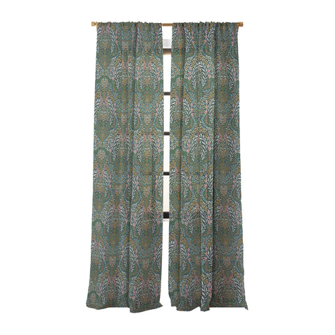 Marta Barragan Camarasa Enchanted Woodland Oasis Sheer Window Curtain