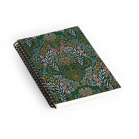 Marta Barragan Camarasa Enchanted Woodland Oasis Spiral Notebook