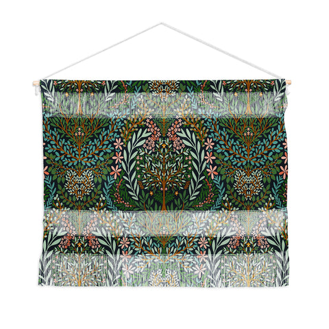 Marta Barragan Camarasa Enchanted Woodland Oasis Wall Hanging Landscape