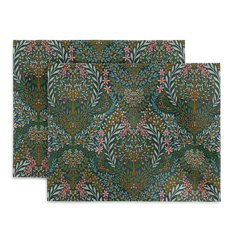 Marta Barragan Camarasa Enchanted Woodland Oasis Placemat
