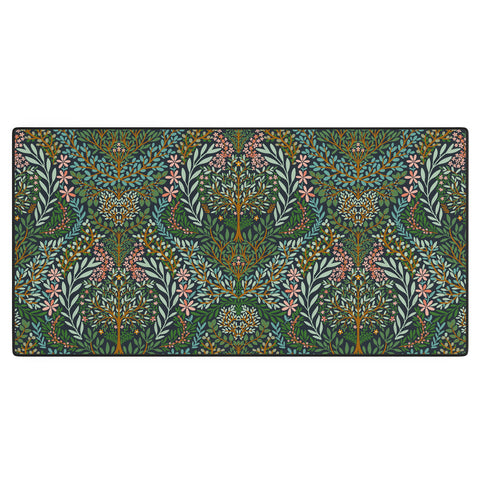 Marta Barragan Camarasa Enchanted Woodland Oasis Desk Mat