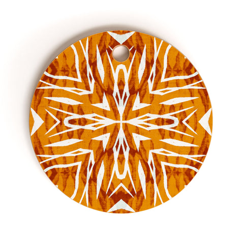 Marta Barragan Camarasa Ethnic bohemian mosaic 5 Cutting Board Round