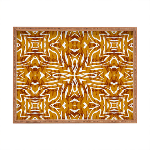 Marta Barragan Camarasa Ethnic bohemian mosaic 5 Rectangular Tray