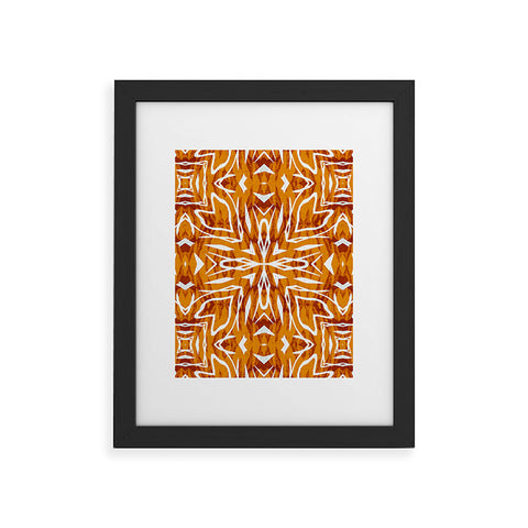 Marta Barragan Camarasa Ethnic bohemian mosaic 5 Framed Art Print