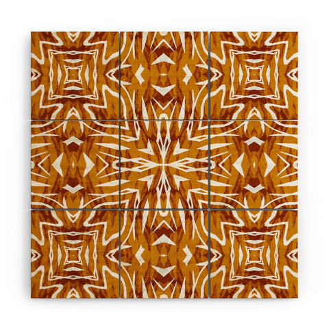 Marta Barragan Camarasa Ethnic bohemian mosaic 5 Wood Wall Mural