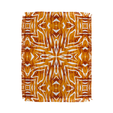 Marta Barragan Camarasa Ethnic bohemian mosaic 5 Throw Blanket