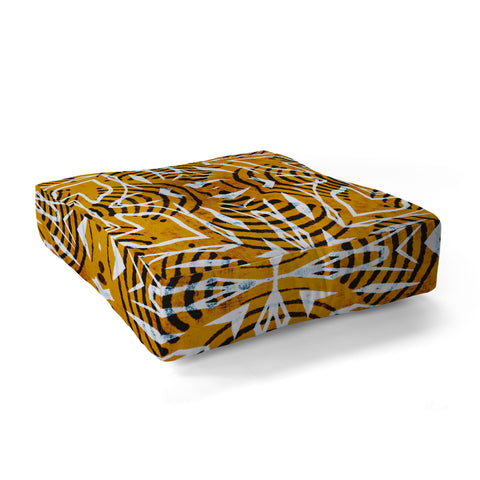 Marta Barragan Camarasa Ethnic bohemian mosaic 6 Floor Pillow Square