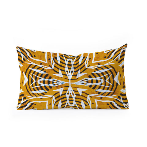 Marta Barragan Camarasa Ethnic bohemian mosaic 6 Oblong Throw Pillow