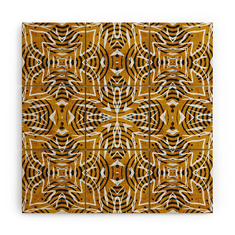 Marta Barragan Camarasa Ethnic bohemian mosaic 6 Wood Wall Mural