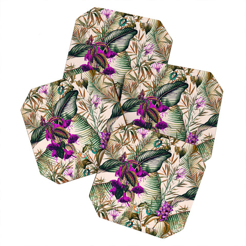 Marta Barragan Camarasa Exotic botanical foliage 018 Coaster Set