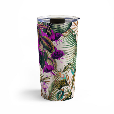 Marta Barragan Camarasa Exotic botanical foliage 018 Travel Mug