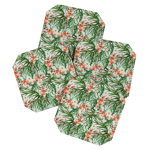 Marta Barragan Camarasa Exotic flower nature 027 Coaster Set