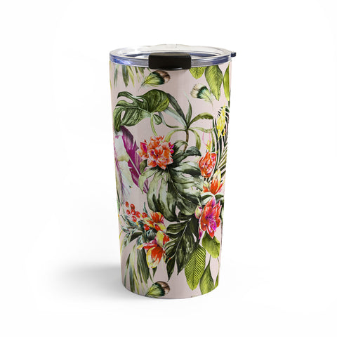 Marta Barragan Camarasa Exotic jungle bouquet Travel Mug