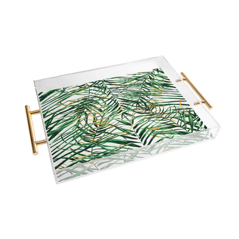 Marta Barragan Camarasa Exotic Leaves Acrylic Tray