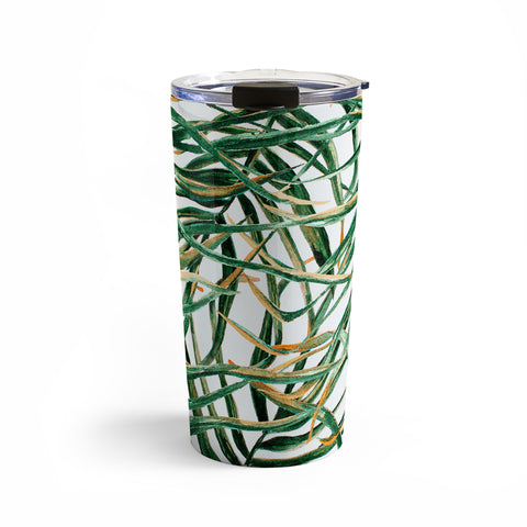 Marta Barragan Camarasa Exotic Leaves Travel Mug