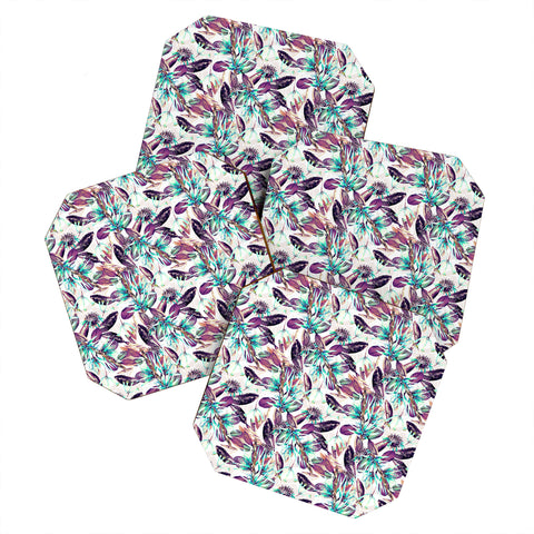 Marta Barragan Camarasa Exotic winter botany Coaster Set
