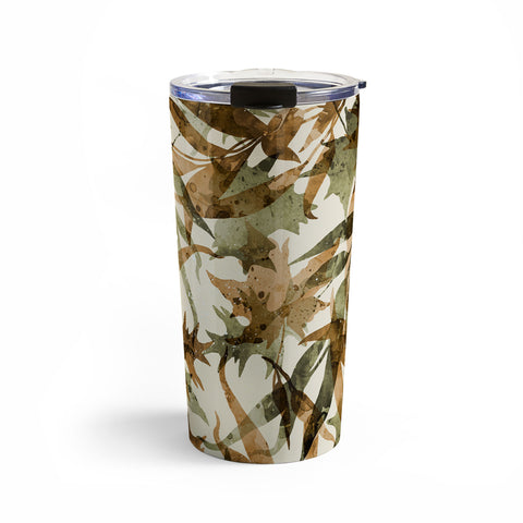 Marta Barragan Camarasa Fall Earthy Leaves Harmony Travel Mug