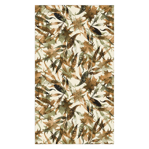 Marta Barragan Camarasa Fall Earthy Leaves Harmony Tablecloth