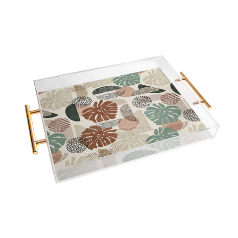 Marta Barragan Camarasa Fantasy abstract nature Acrylic Tray