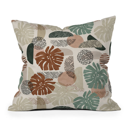 Marta Barragan Camarasa Fantasy abstract nature Outdoor Throw Pillow