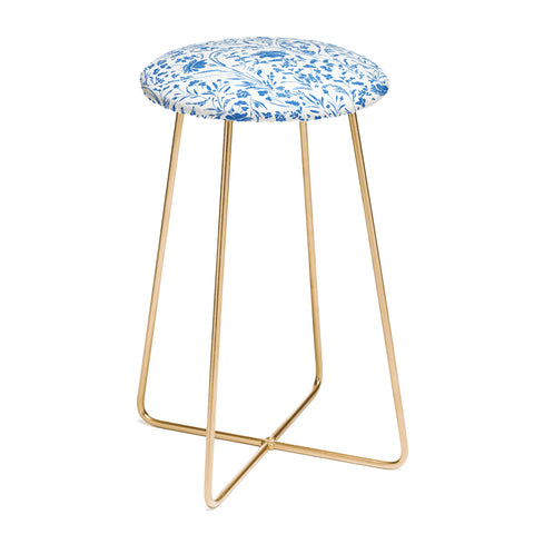 Marta Barragan Camarasa Floral perennial pleasure B Counter Stool