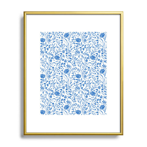 Marta Barragan Camarasa Floral perennial pleasure B Metal Framed Art Print