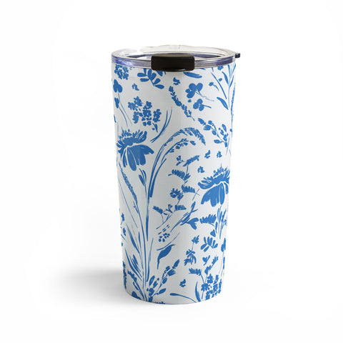Marta Barragan Camarasa Floral perennial pleasure B Travel Mug