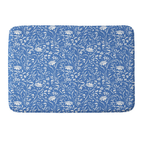 Marta Barragan Camarasa Floral perennial pleasure W Memory Foam Bath Mat
