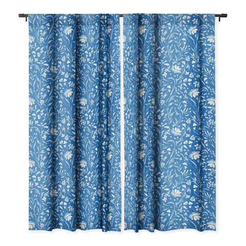 Marta Barragan Camarasa Floral perennial pleasure W Blackout Window Curtain