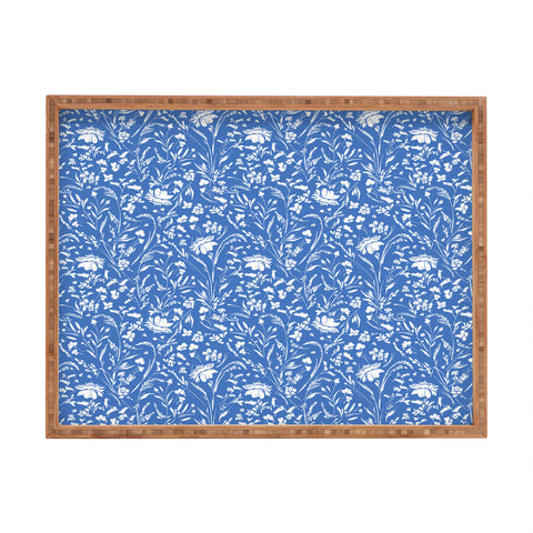 Marta Barragan Camarasa Floral perennial pleasure W Rectangular Tray