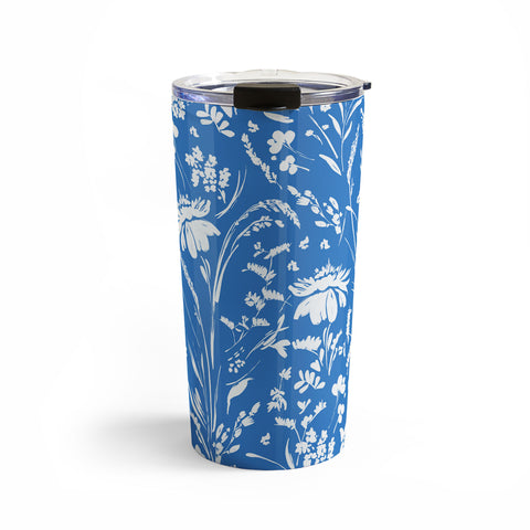 Marta Barragan Camarasa Floral perennial pleasure W Travel Mug