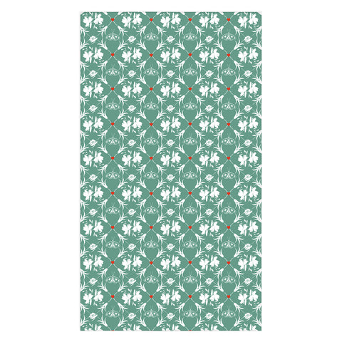 Marta Barragan Camarasa Floral Pleasure greenish A Tablecloth