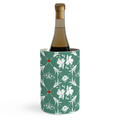 Marta Barragan Camarasa Floral Pleasure greenish A Wine Chiller