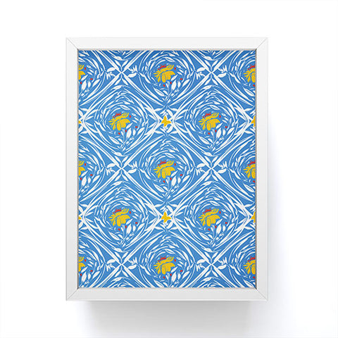 Marta Barragan Camarasa Floral pleasure pattern B Framed Mini Art Print