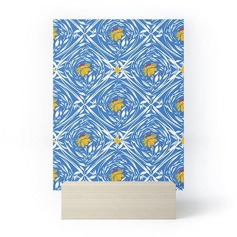 Marta Barragan Camarasa Floral pleasure pattern B Mini Art Print