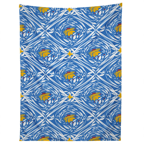 Marta Barragan Camarasa Floral pleasure pattern B Tapestry