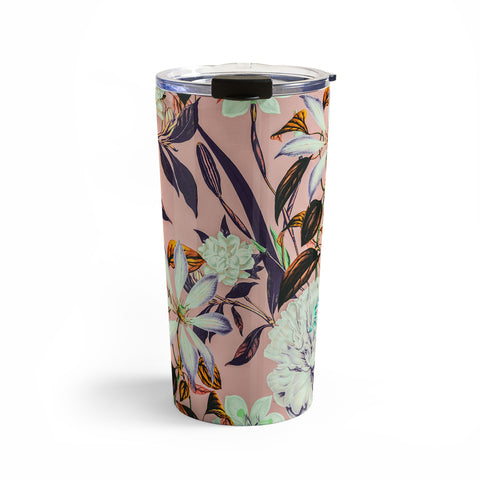 Marta Barragan Camarasa Floral vintage blooms Travel Mug