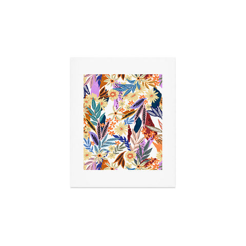 Marta Barragan Camarasa Flowered blooms colorful AB2 Art Print