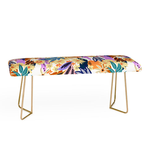 Marta Barragan Camarasa Flowered blooms colorful AB2 Bench