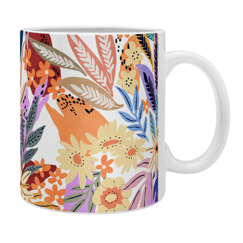 Marta Barragan Camarasa Flowered blooms colorful AB2 Coffee Mug