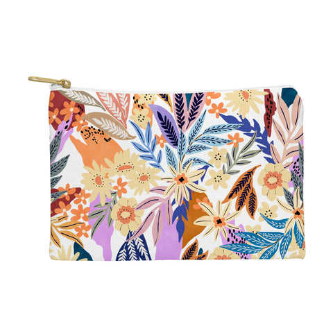 Marta Barragan Camarasa Flowered blooms colorful AB2 Pouch