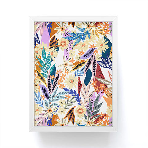 Marta Barragan Camarasa Flowered blooms colorful AB2 Framed Mini Art Print