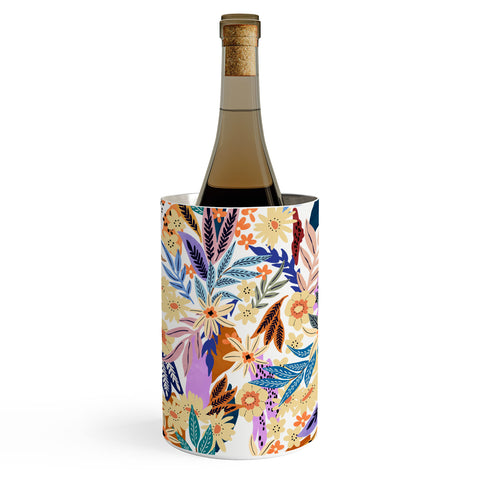 Marta Barragan Camarasa Flowered blooms colorful AB2 Wine Chiller