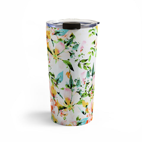 Marta Barragan Camarasa Flowered Travel Mug